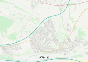 Monks Close Gallery: Monmouthshire NP26 4 Map