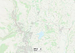 Woodfield Road Gallery: Monmouthshire NP4 0 Map