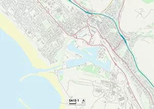 Edward Street Gallery: Neath Port Talbot SA13 1 Map