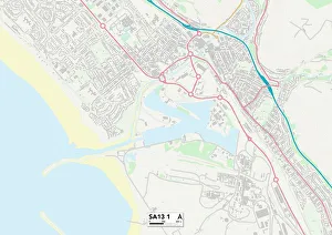 Cross Street Gallery: Neath Port Talbot SA13 1 Map