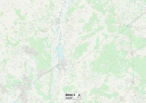 Forest Lane Gallery: New Forest BH24 3 Map