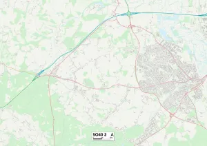 Fontwell Close Gallery: New Forest SO40 2 Map