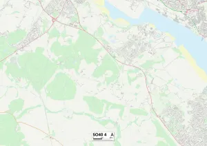 North Road Gallery: New Forest SO40 4 Map