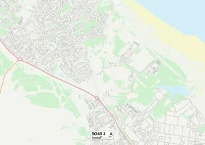 Forest Lane Gallery: New Forest SO45 3 Map