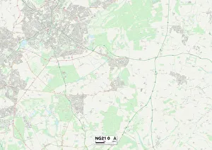 Cottage Close Gallery: Newark and Sherwood NG21 0 Map