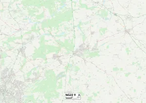 James Close Gallery: Newark and Sherwood NG22 9 Map