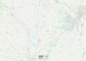 The Lawns Gallery: Newark and Sherwood NG23 7 Map