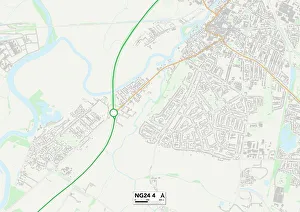 Ash Road Gallery: Newark and Sherwood NG24 4 Map
