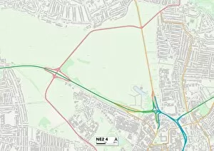 Dairy Lane Gallery: Newcastle NE2 4 Map