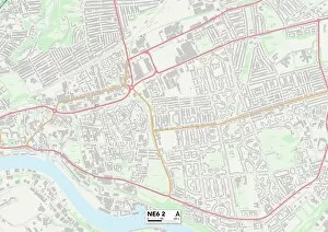 Avondale Road Gallery: Newcastle NE6 2 Map