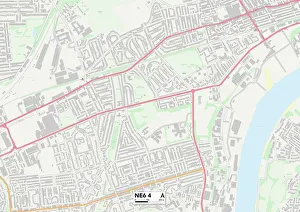 Welbeck Road Gallery: Newcastle NE6 4 Map