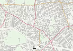 Atlas Road Gallery: Newham E13 0 Map