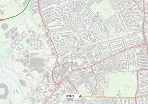 Forest Lane Gallery: Newham E15 1 Map