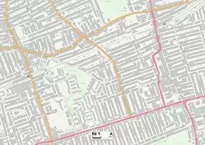 Elizabeth Road Gallery: Newham E6 1 Map