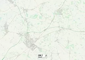 Newmarket CB8 7 Map