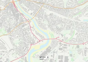 Harrow Road Gallery: Newport NP19 0 Map