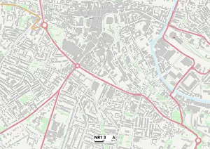Cherry Close Gallery: Norfolk NR1 3 Map