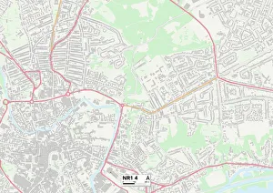 Florence Road Gallery: Norfolk NR1 4 Map