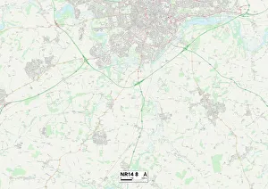 Stoke Road Gallery: Norfolk NR14 8 Map