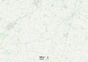 West Way Gallery: Norfolk NR16 1 Map