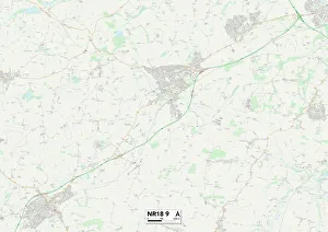 Hillside Crescent Gallery: Norfolk NR18 9 Map