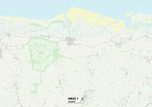 Green Way Gallery: Norfolk NR23 1 Map