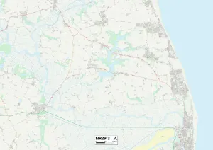 Firs Avenue Gallery: Norfolk NR29 3 Map