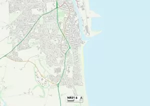 Avondale Road Gallery: Norfolk NR31 6 Map