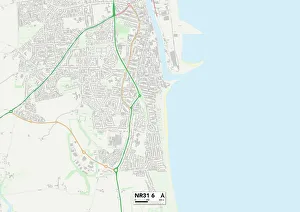 Avondale Road Gallery: Norfolk NR31 6 Map