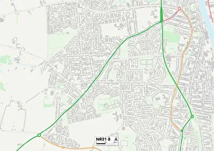 Cherry Close Gallery: Norfolk NR31 8 Map