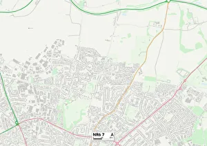 Warren Close Gallery: Norfolk NR6 7 Map