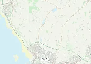 North Ayrshire KA22 7 Map