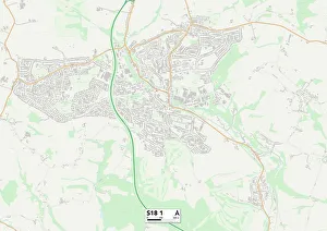 Manor Crescent Gallery: North East Derbyshire S18 1 Map