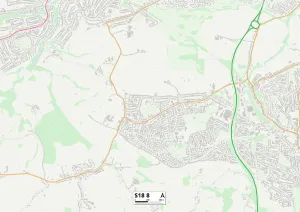 Windermere Avenue Gallery: North East Derbyshire S18 8 Map