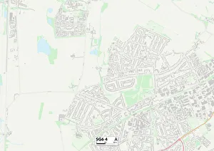 Warren Close Gallery: North Hertfordshire SG6 4 Map
