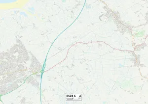 Wick Road Gallery: North Somerset BS24 6 Map