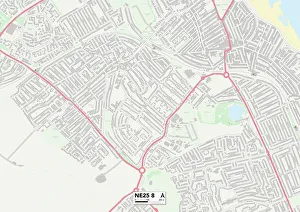 Green Way Gallery: North Tyneside NE25 8 Map