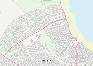 Shaftesbury Avenue Gallery: North Tyneside NE26 3 Map
