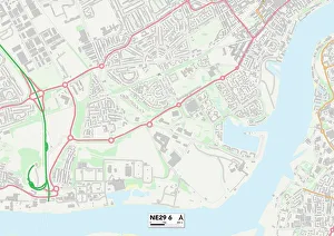 St Lukes Road Gallery: North Tyneside NE29 6 Map