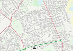 Derwent Road Gallery: North Tyneside NE30 3 Map
