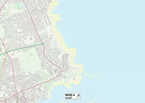 Rodney Close Gallery: North Tyneside NE30 4 Map