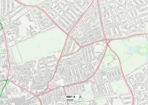 Florence Road Gallery: Northampton NN1 4 Map