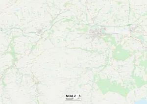 Longlands Gallery: Northumberland NE46 2 Map