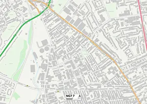 Gladstone Street Gallery: Nottingham NG7 7 Map