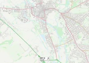 Cold Harbour Gallery: Oxford OX1 4 Map