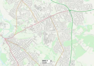 Highfield Avenue Gallery: Oxford OX3 7 Map