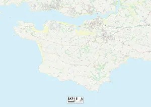 West Lane Gallery: Pembrokeshire SA71 5 Map