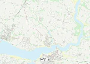 Hazel Grove Gallery: Pembrokeshire SA73 1 Map