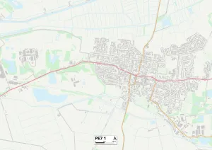 Briggate Gallery: Peterborough PE7 1 Map
