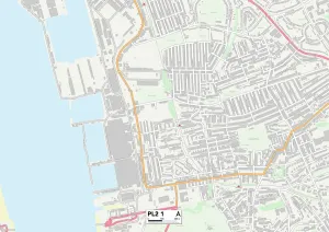 College Road Gallery: Plymouth PL2 1 Map